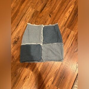 Denim skirt